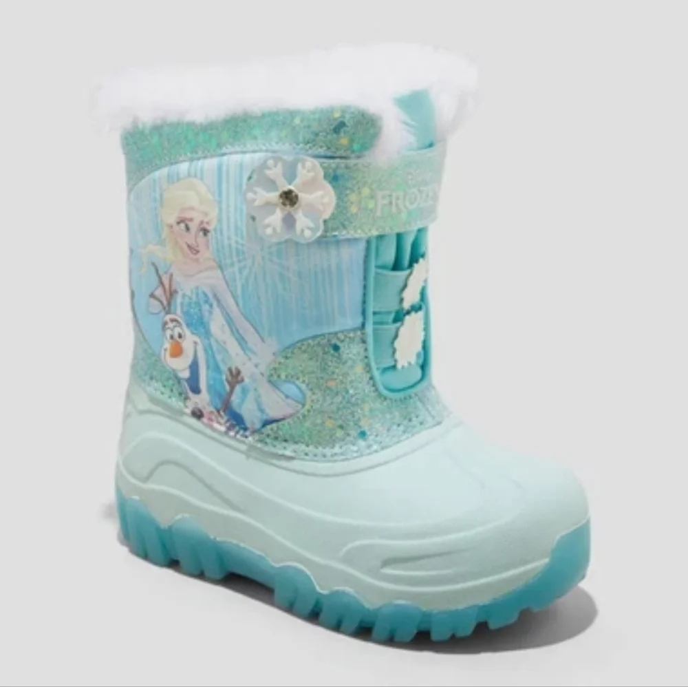 Disney Frozen Blue Light Up Snow Boots